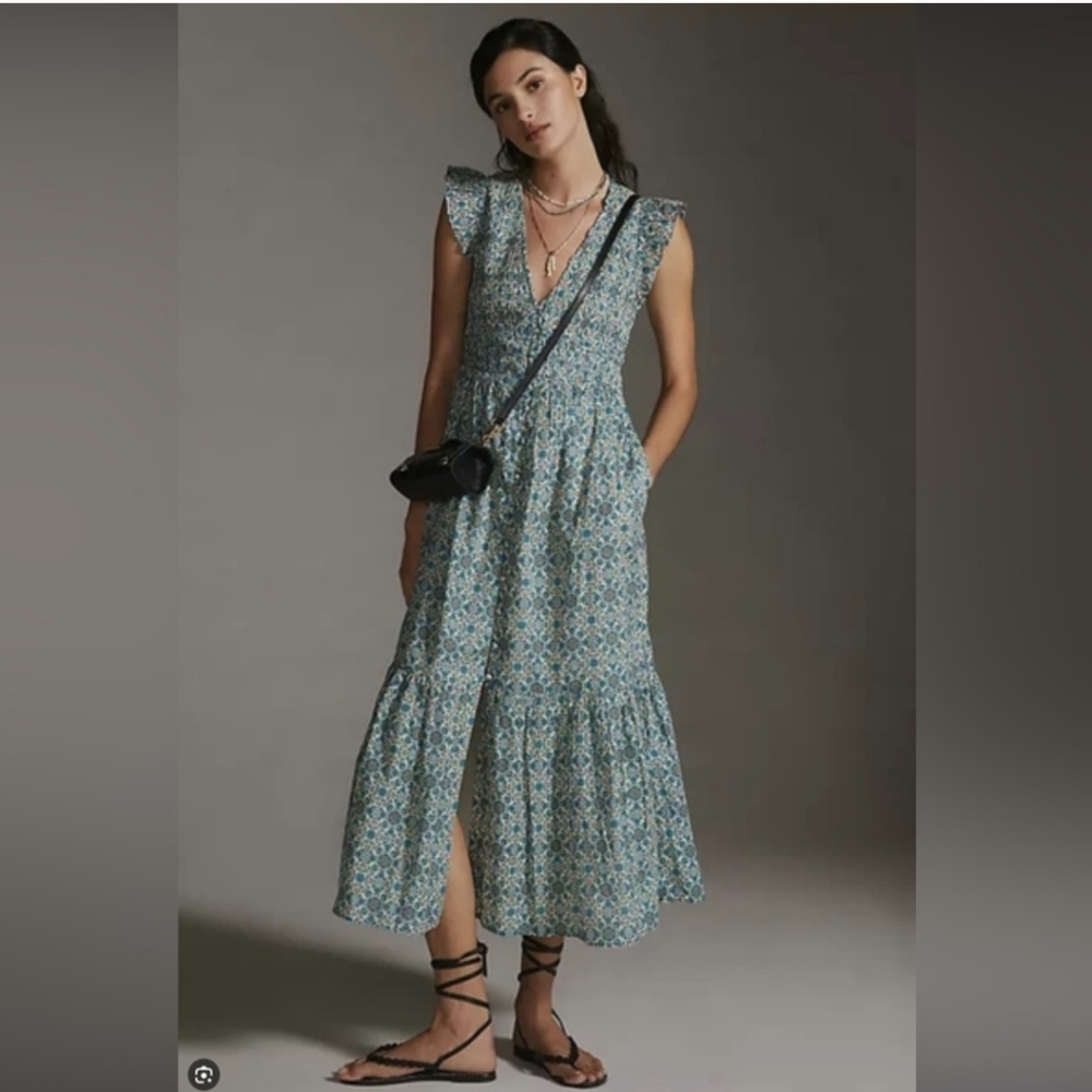 NEW The Peregrine Midi Dress From Anthropologie